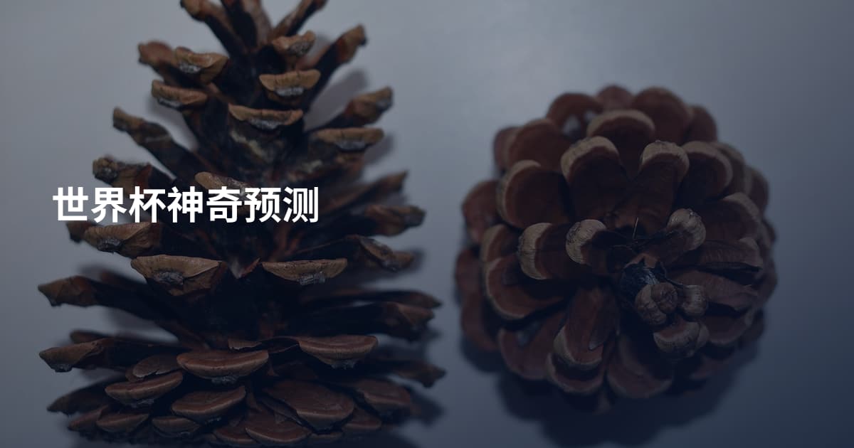 世界杯神奇预测