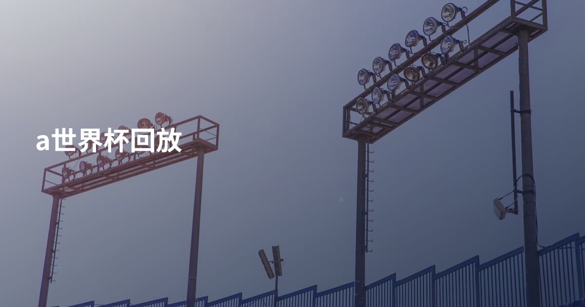 a世界杯回放