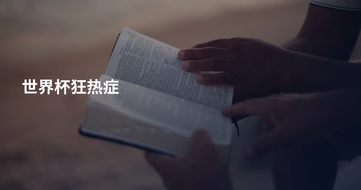 世界杯狂热症