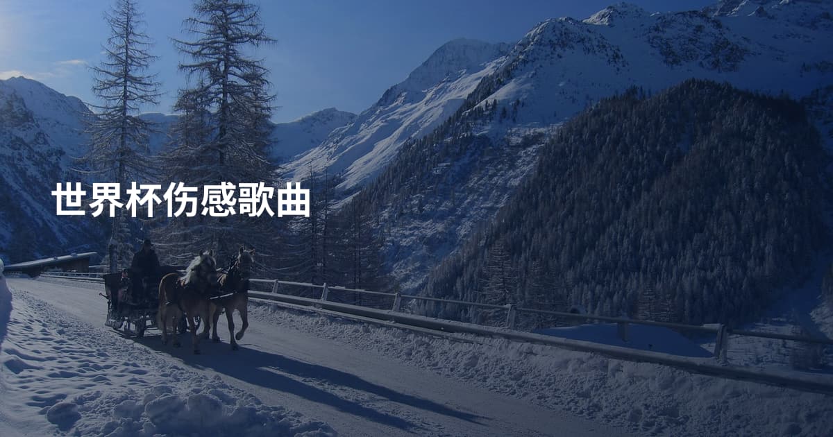 世界杯伤感歌曲