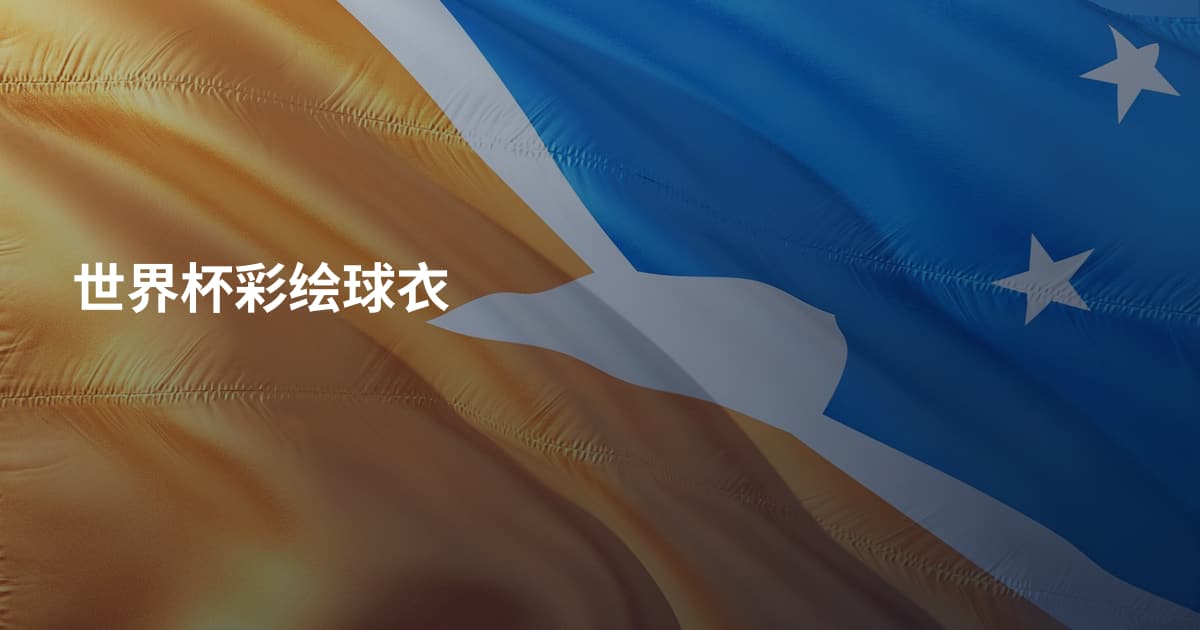 世界杯彩绘球衣