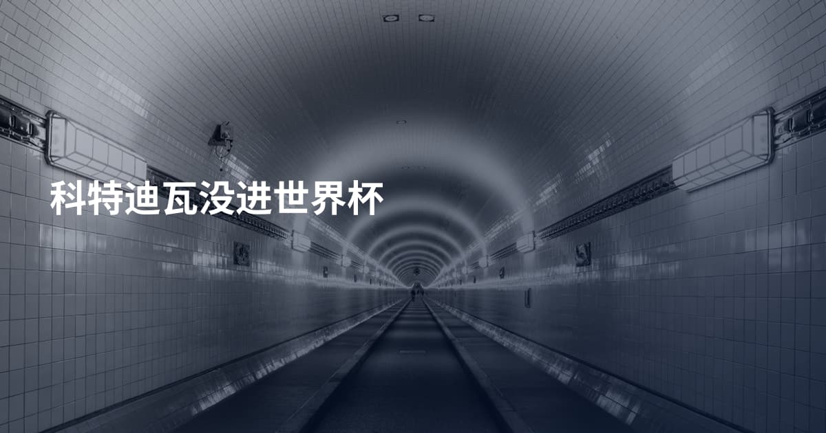 科特迪瓦没进世界杯