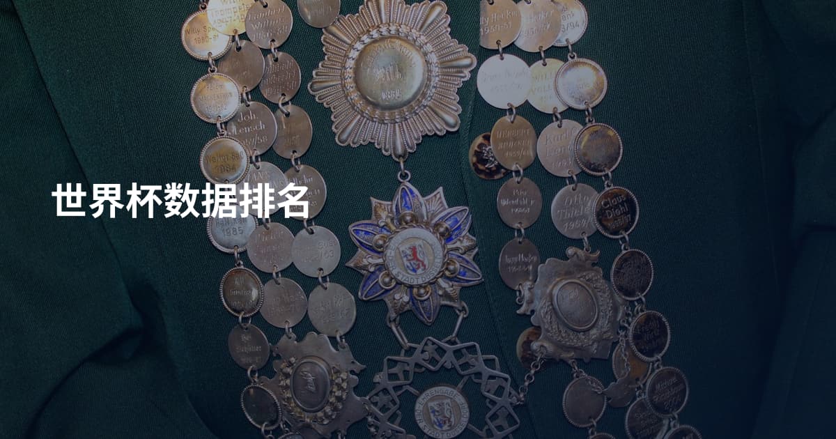 世界杯数据排名