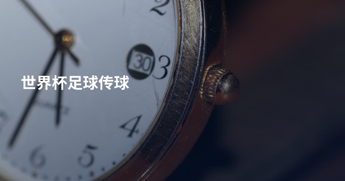 世界杯足球传球