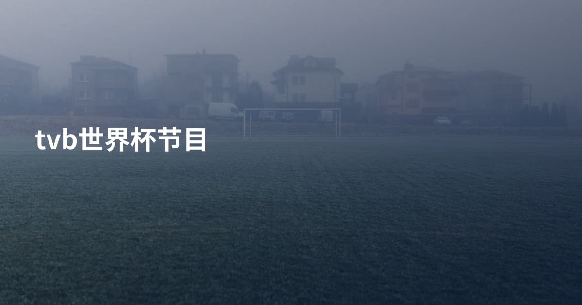 tvb世界杯节目