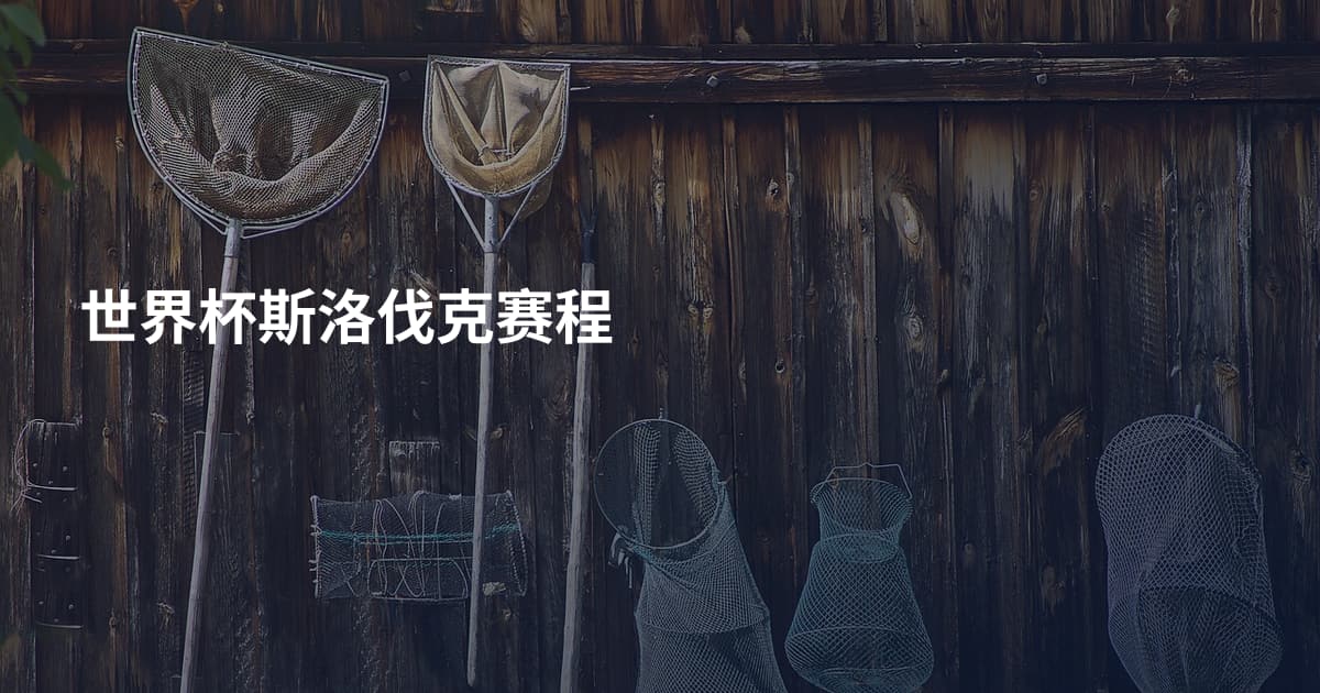 世界杯斯洛伐克赛程