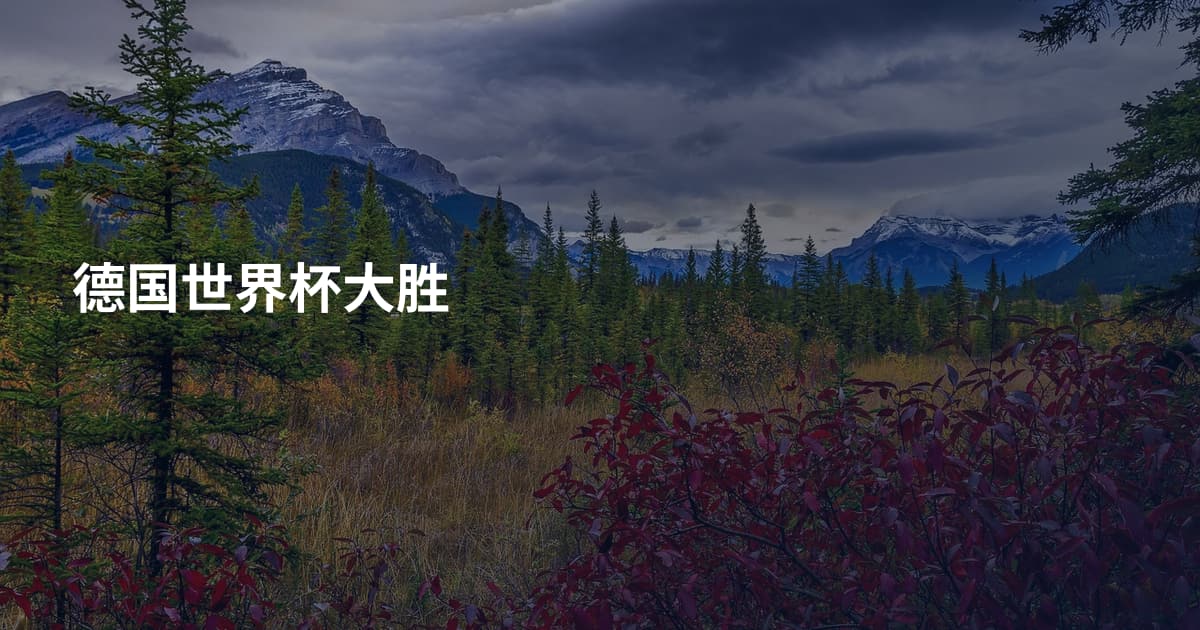 德国世界杯大胜