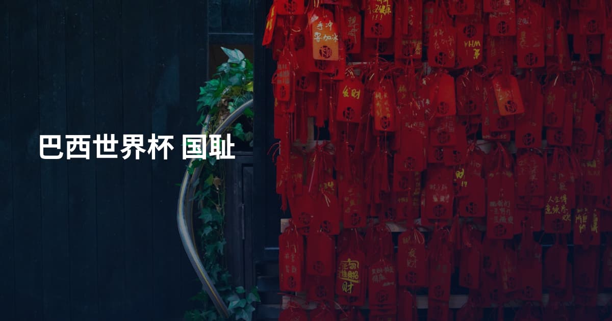 巴西世界杯 国耻
