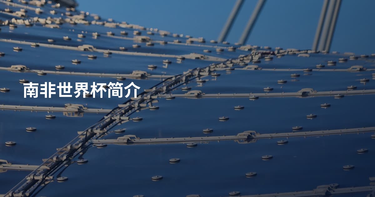南非世界杯简介