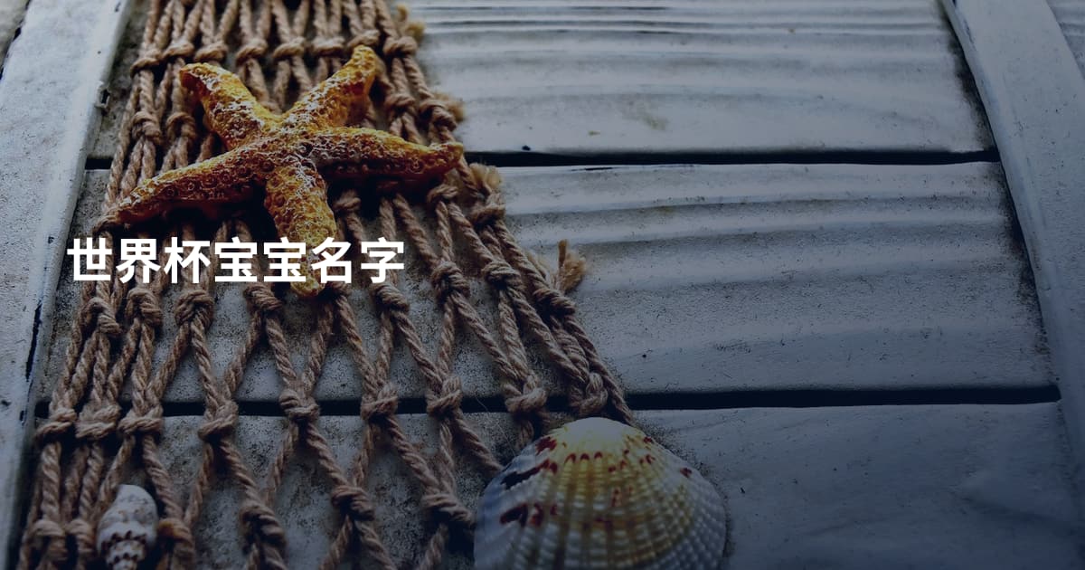 世界杯宝宝名字