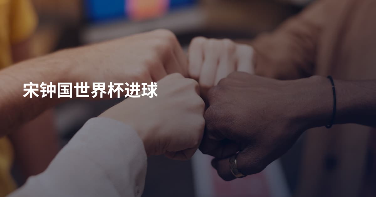 宋钟国世界杯进球