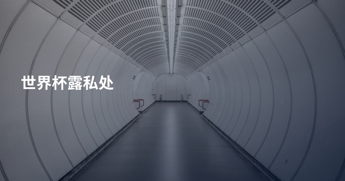世界杯露私处