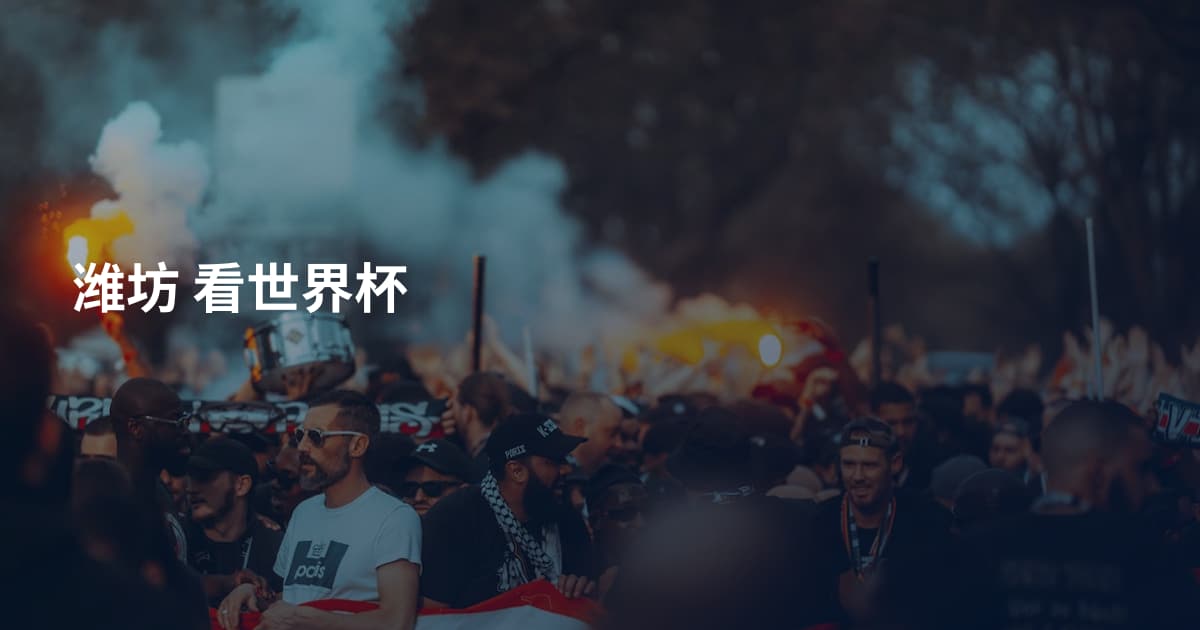 潍坊 看世界杯