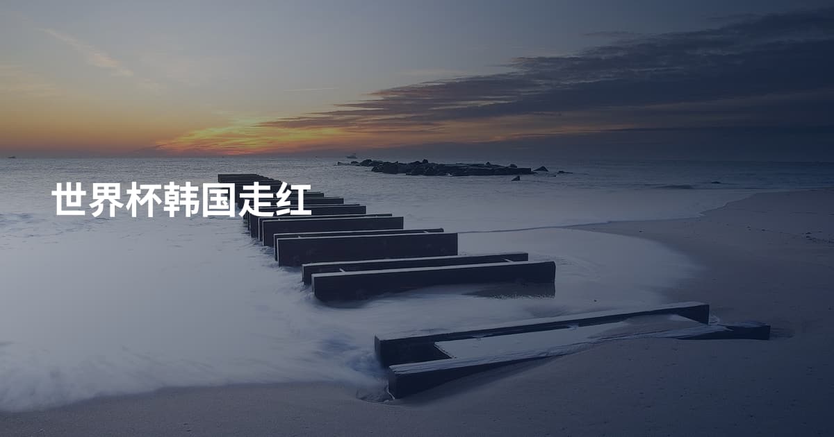 世界杯韩国走红