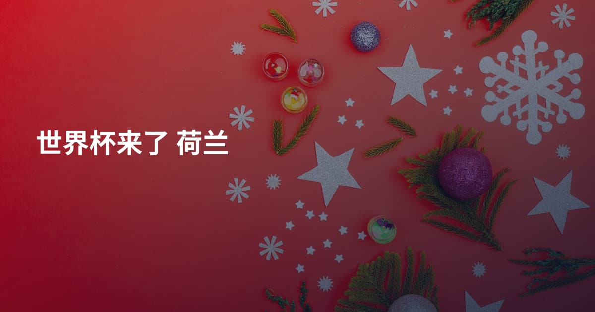 世界杯来了 荷兰
