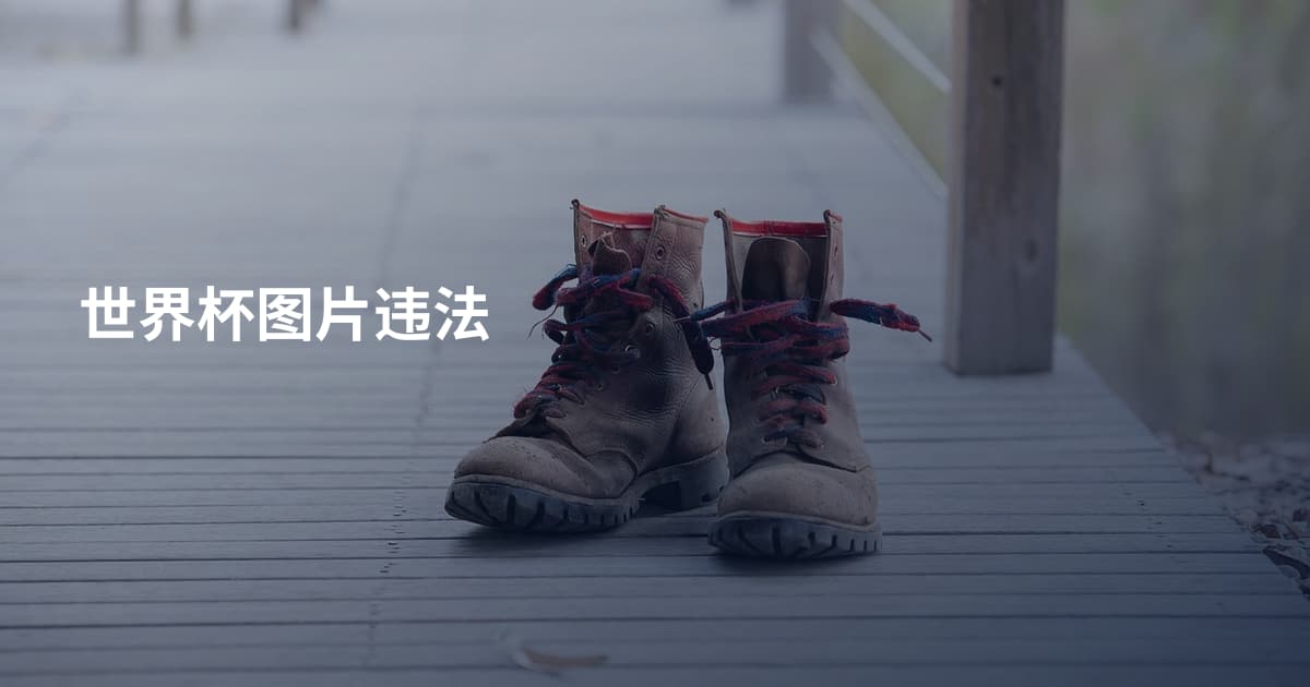 世界杯图片违法
