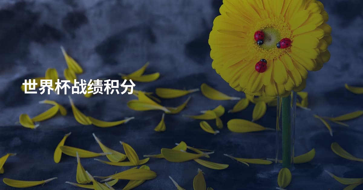 世界杯战绩积分