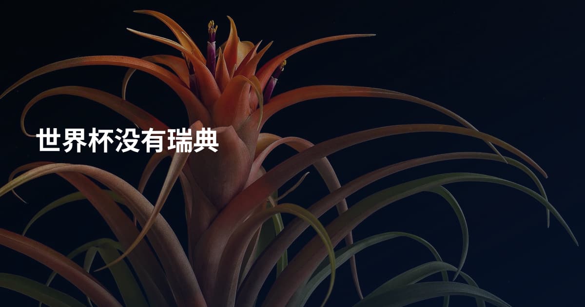 世界杯没有瑞典