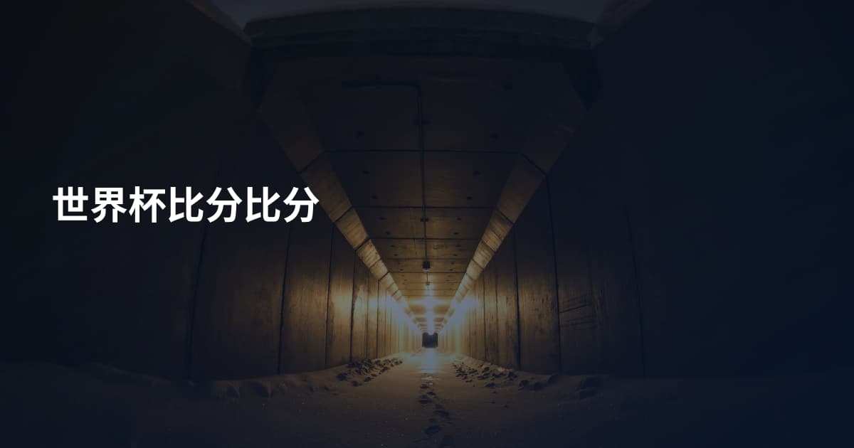 世界杯比分比分