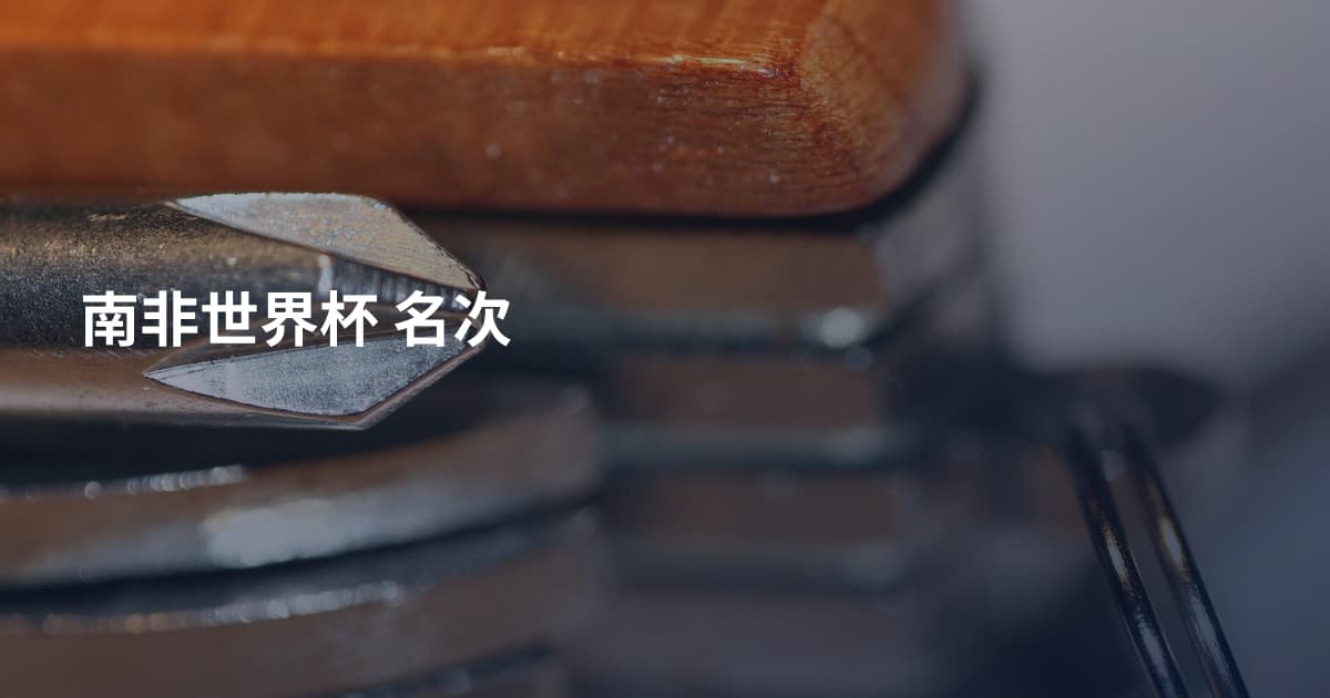 南非世界杯 名次