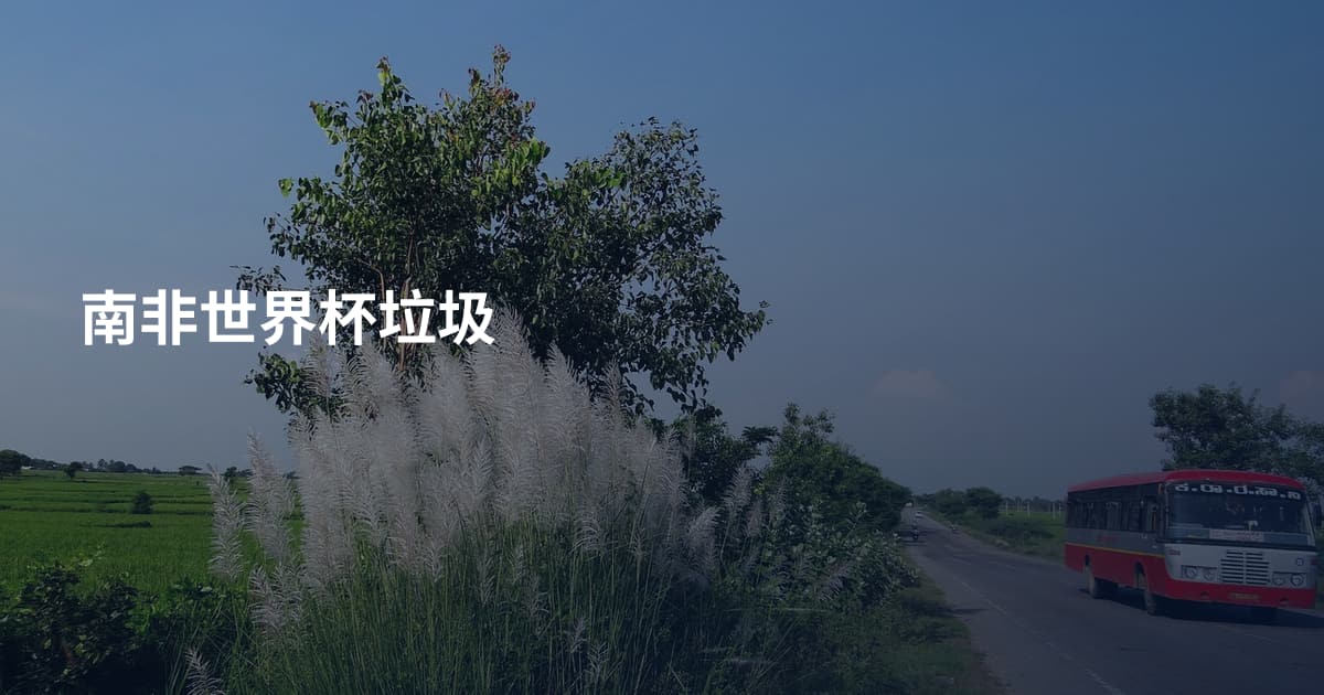 南非世界杯垃圾