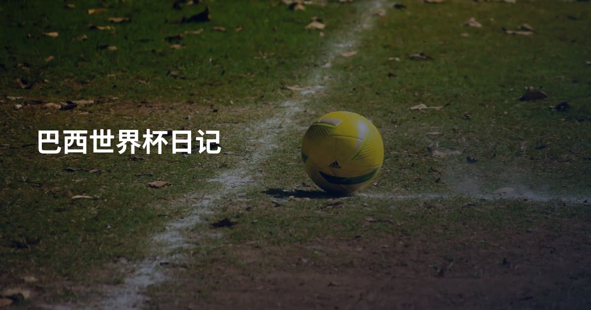 巴西世界杯日记