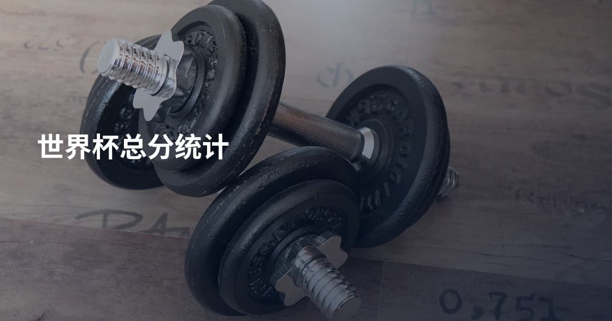 世界杯总分统计