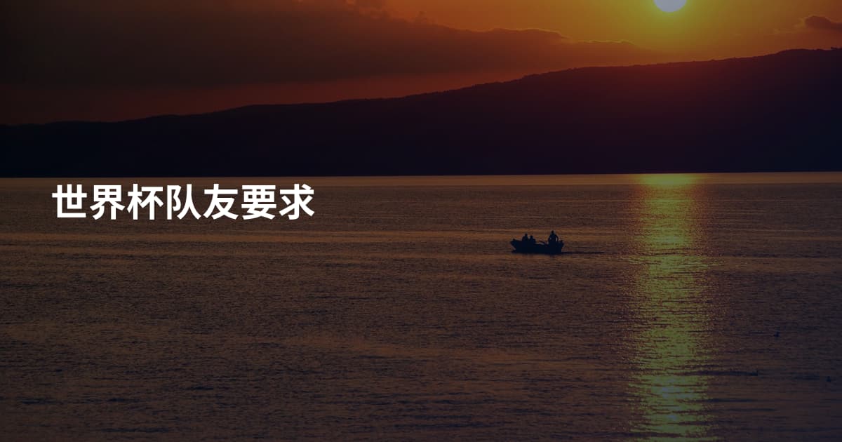 世界杯队友要求