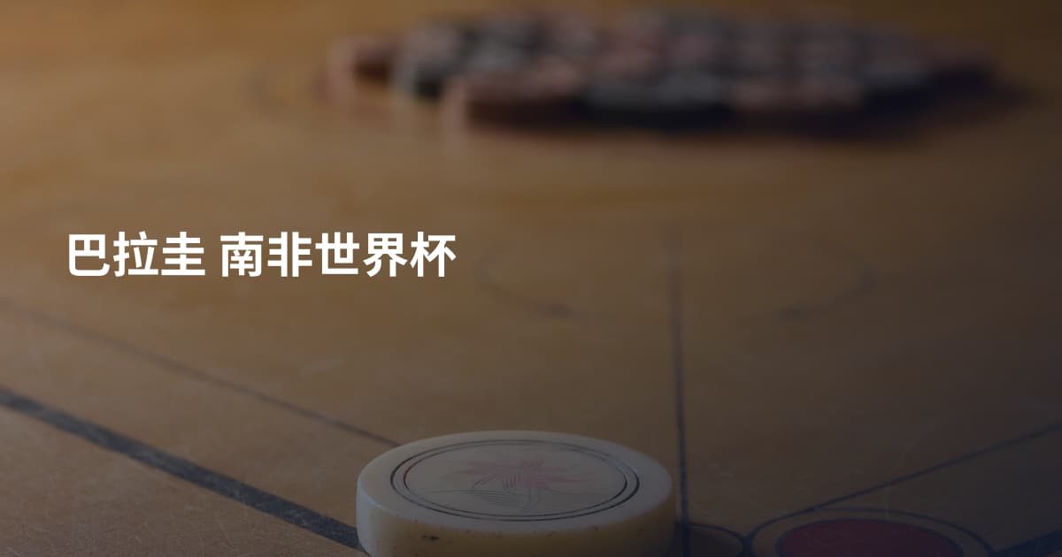 巴拉圭 南非世界杯