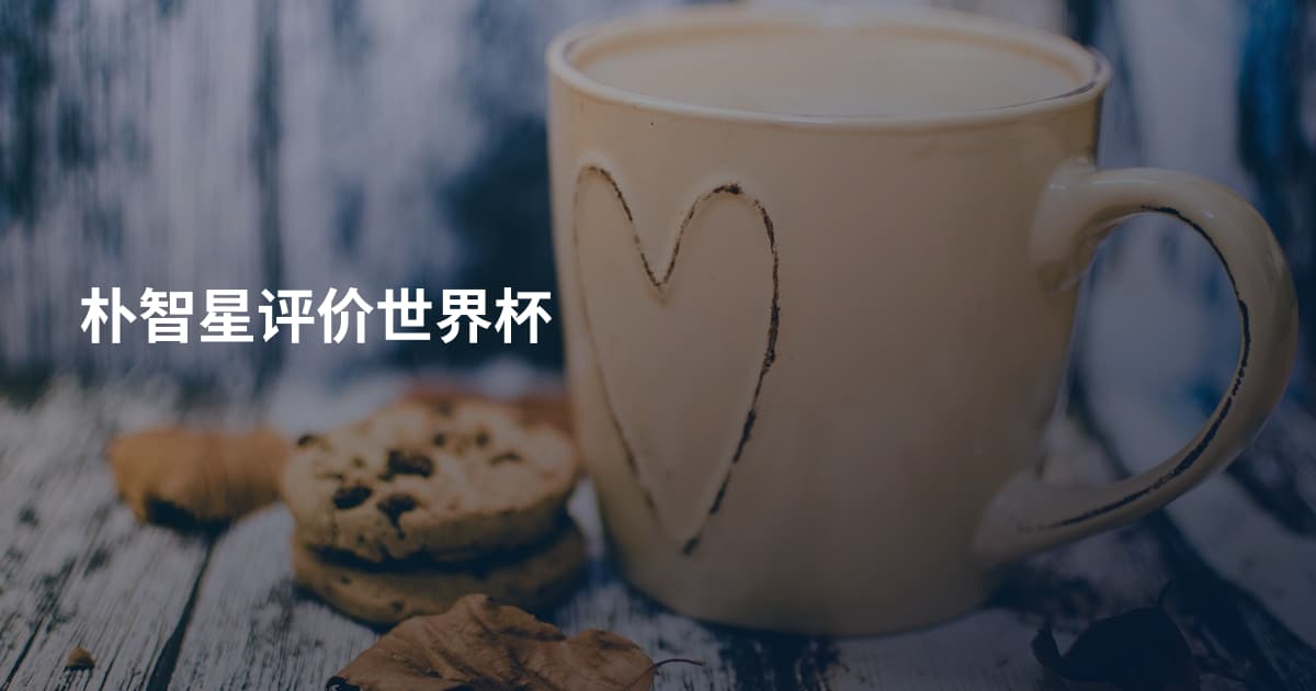 朴智星评价世界杯