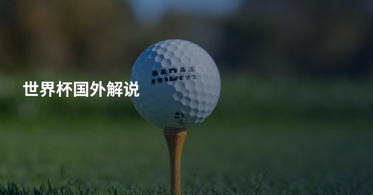 世界杯国外解说