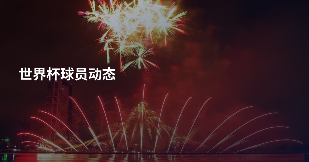 世界杯球员动态