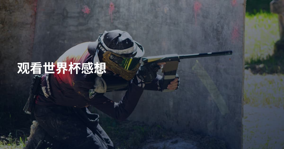 观看世界杯感想