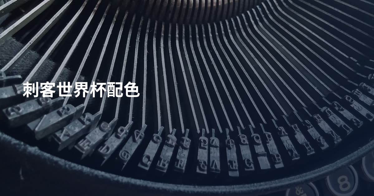 刺客世界杯配色