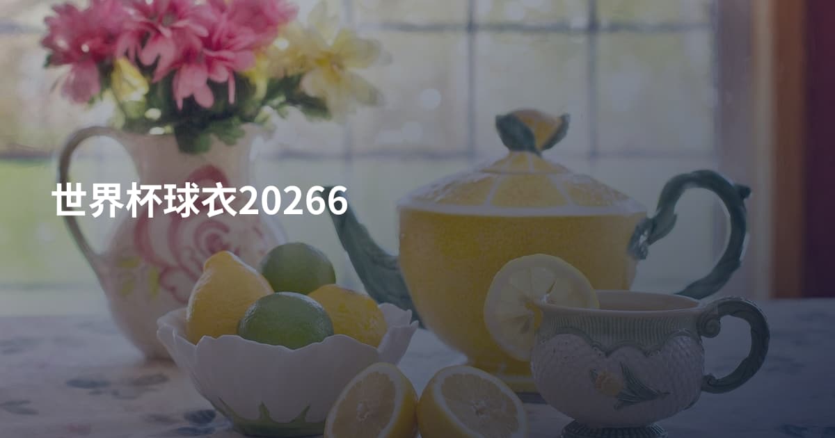 世界杯球衣20266