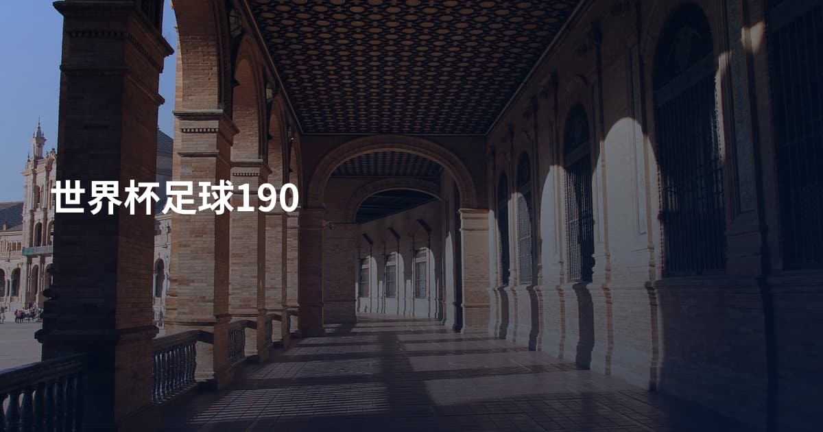 世界杯足球190