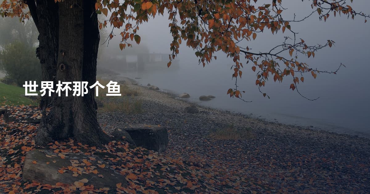 世界杯那个鱼
