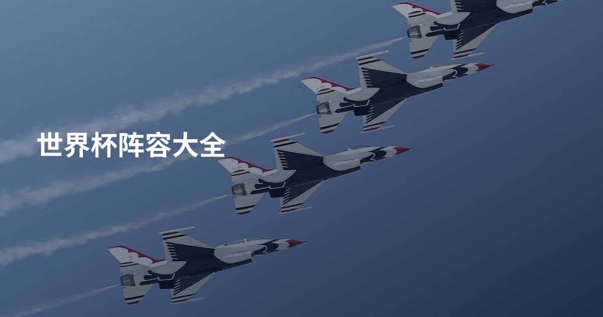 世界杯阵容大全