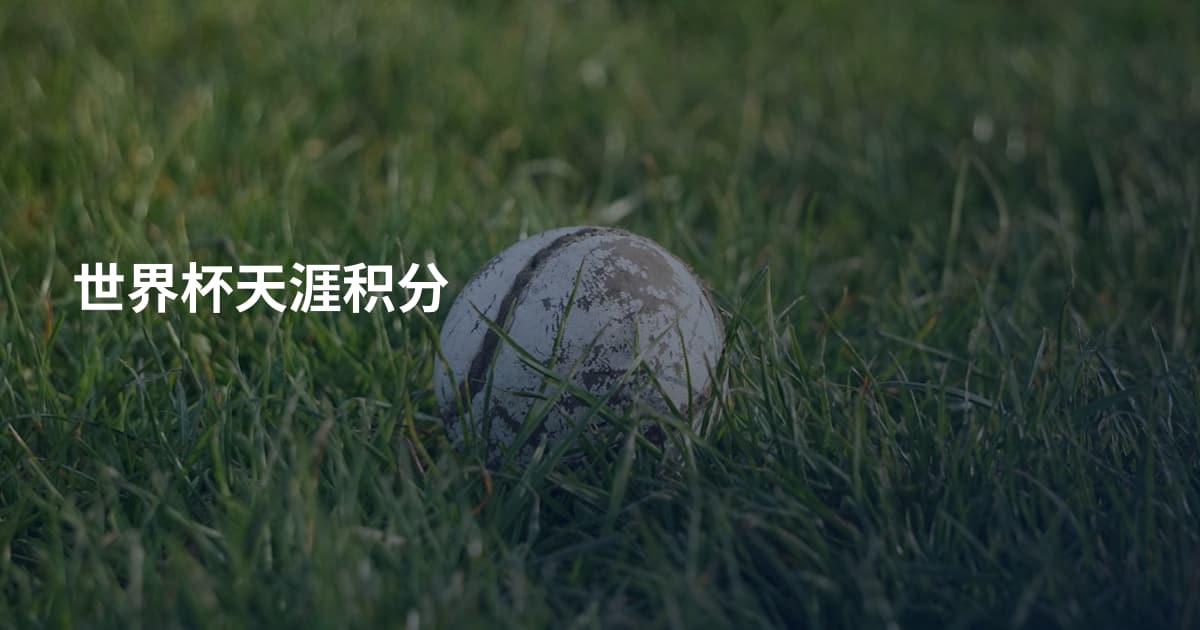 世界杯天涯积分