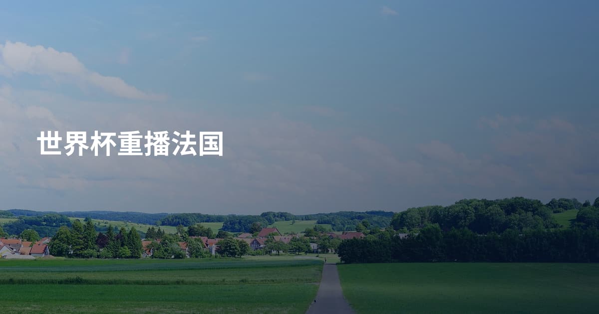 世界杯重播法国
