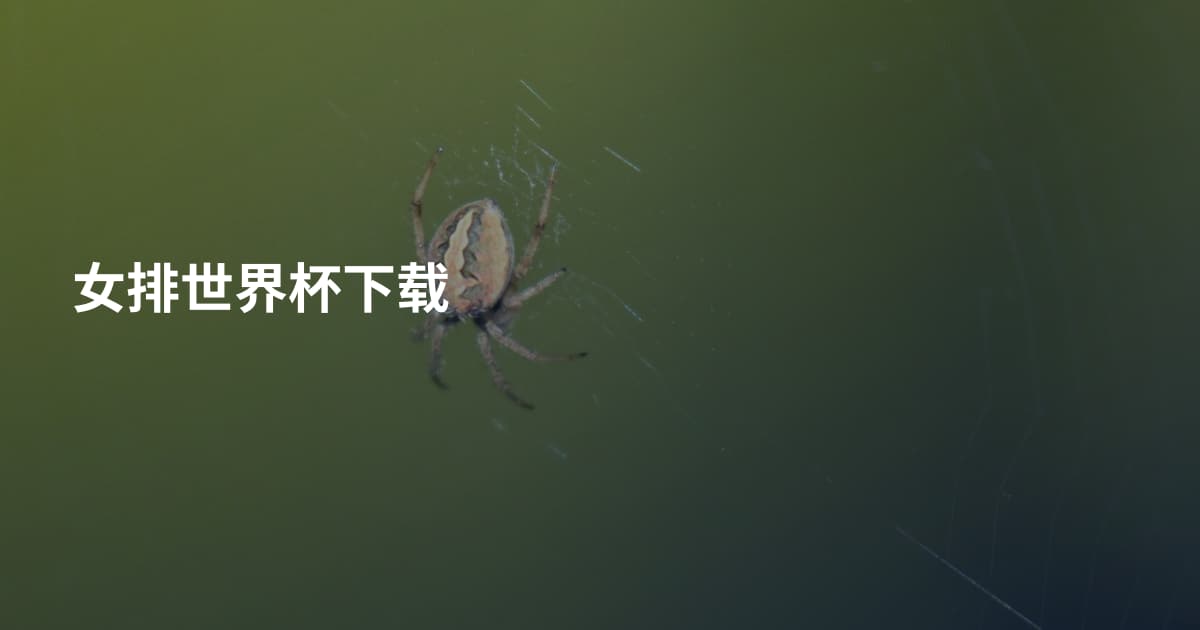 女排世界杯下载