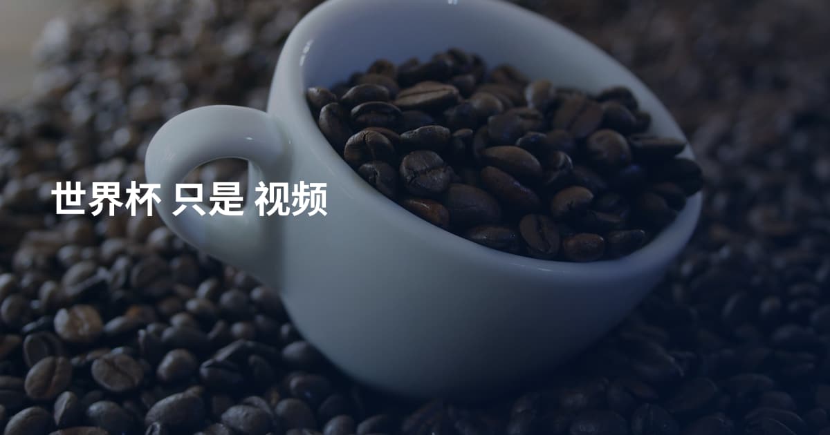 世界杯 只是 视频