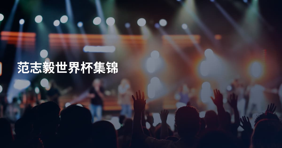 范志毅世界杯集锦