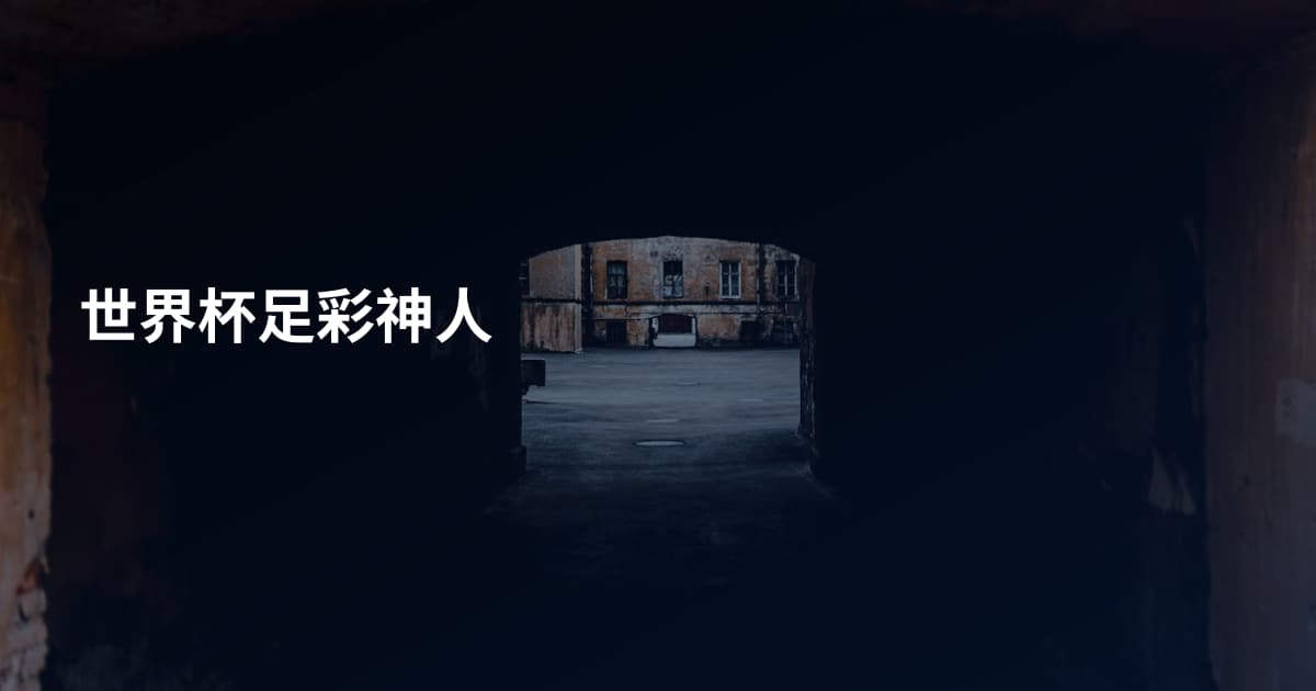 世界杯足彩神人