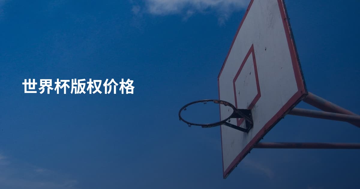 世界杯版权价格