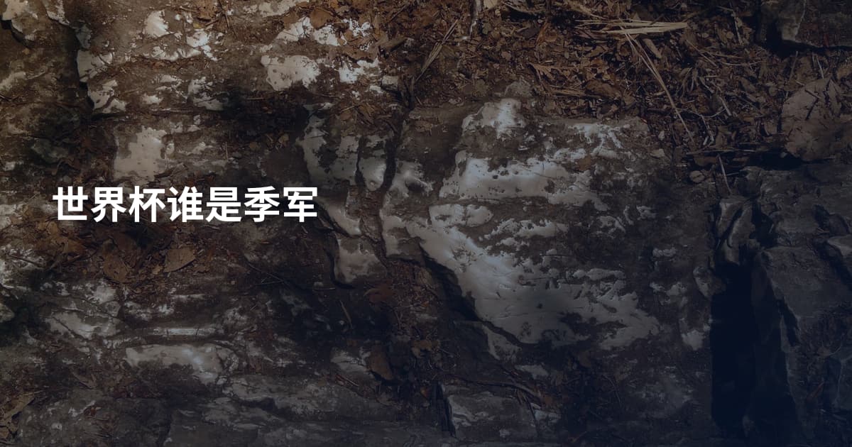 世界杯谁是季军