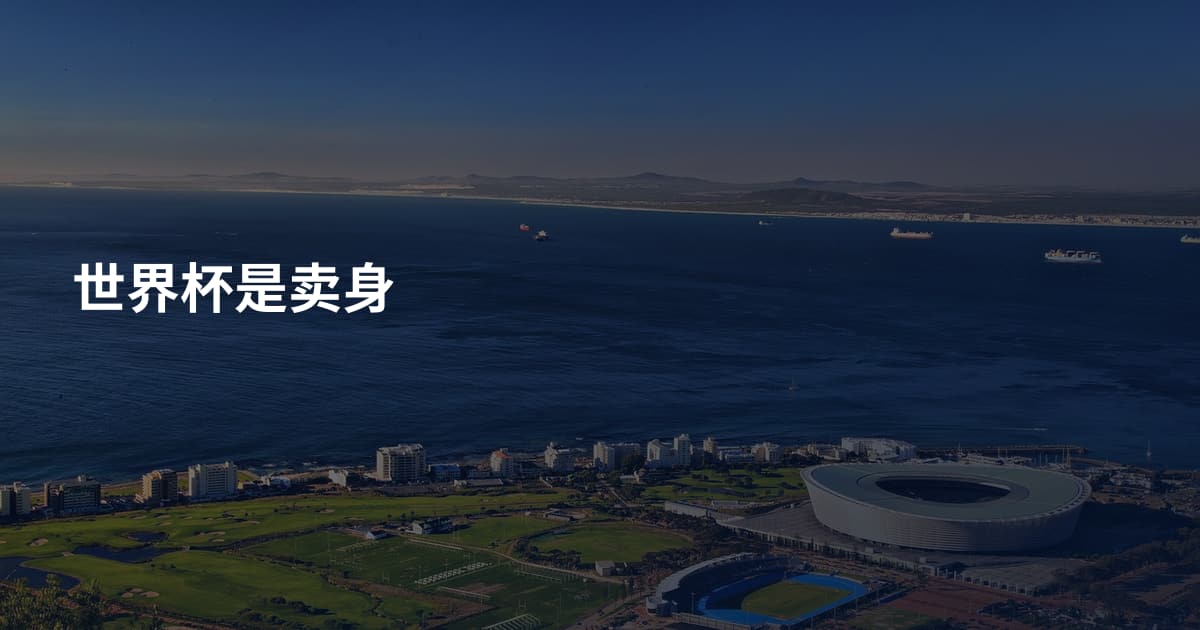 世界杯是卖身