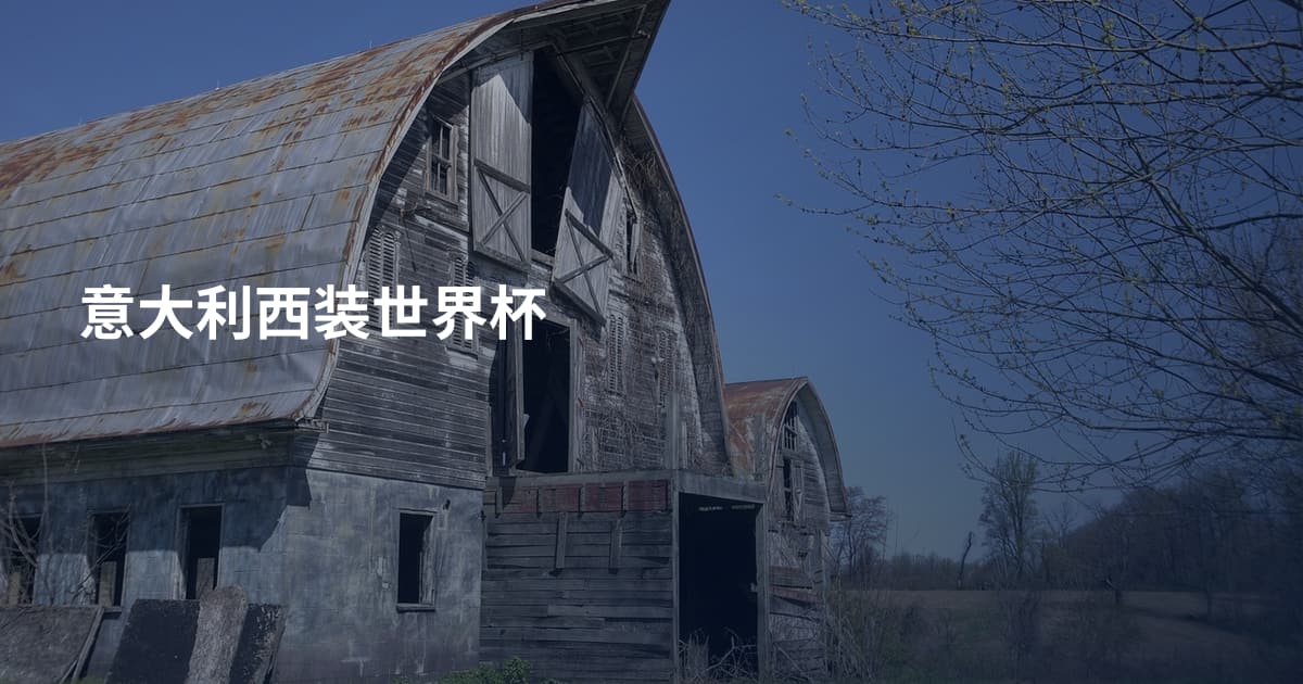 意大利西装世界杯