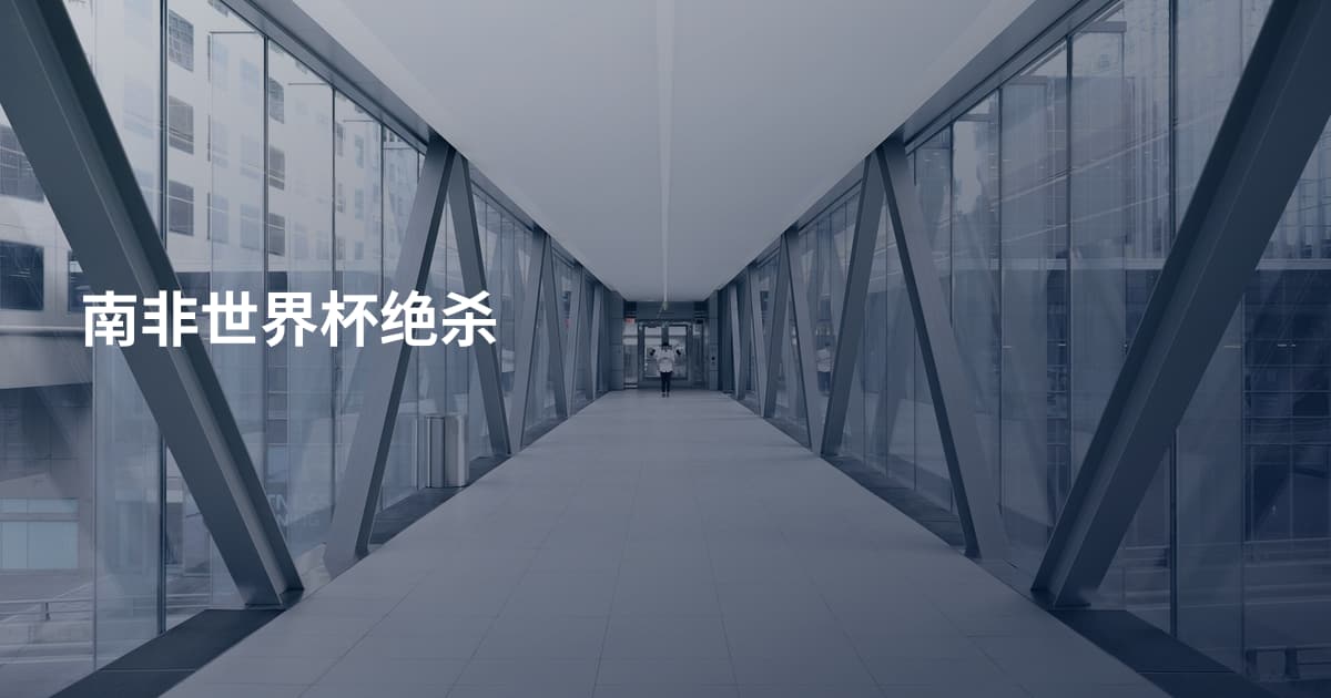 南非世界杯绝杀