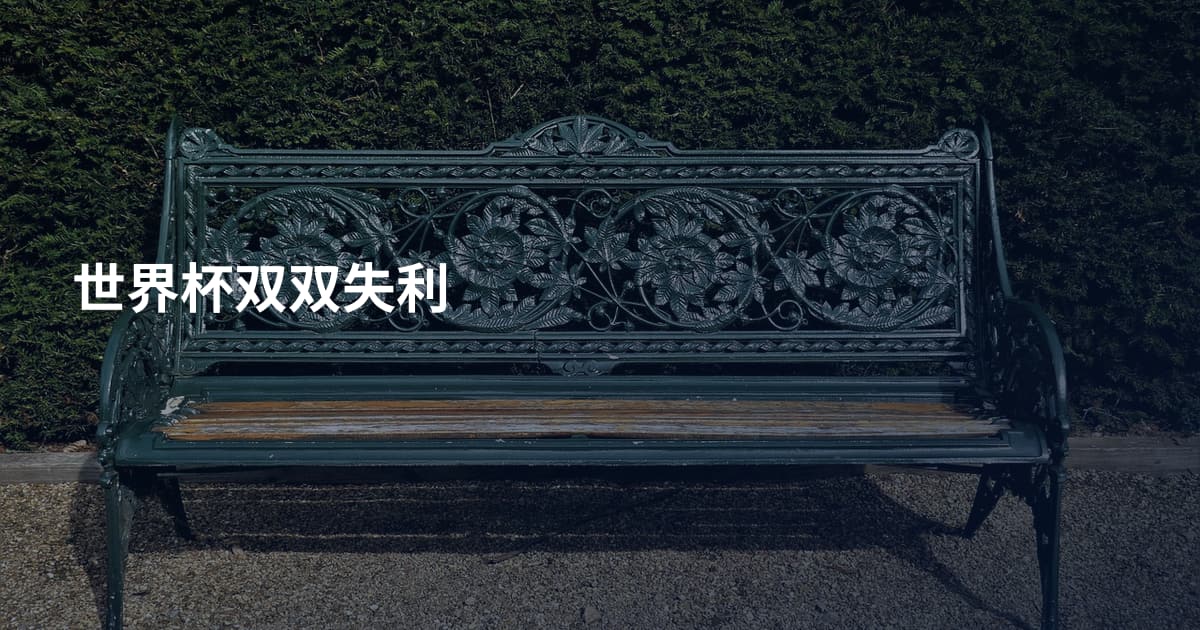 世界杯双双失利